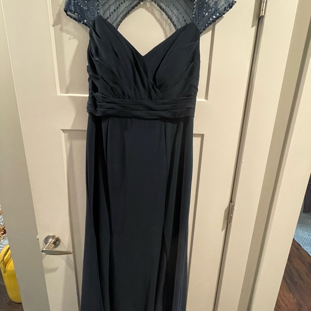 Formal dress navy blue